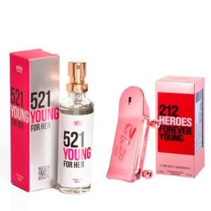 521 Young For Her Parfum 15 ml- Ref. 212 Heroes Foverer Young