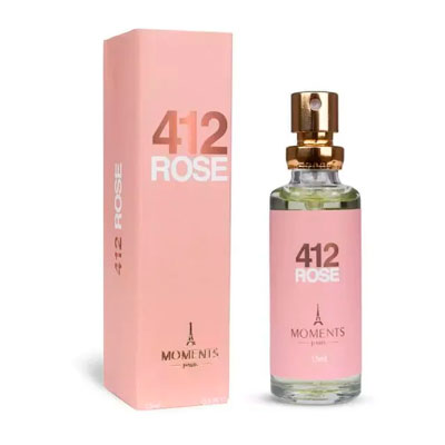 Perfume 412 Rose 15ml  - Feminino