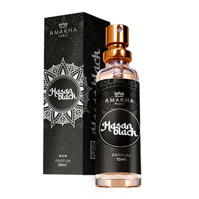 Hasan Black Parfum 15ml - Masculino