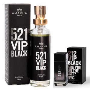 521 Vip Black Parfum 15ml - Ref. 212 Vip Black